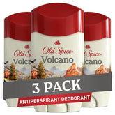 Old Spice Men's Antiperspirant & Deodorant Volcano with Charcoal, 48 Hr Odor Protection, 2.6oz (Pack of 3)