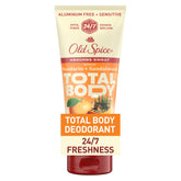 Old Spice Whole Body Deodorant Cream for Men, Aluminum Free, Mandarin + Sandalwood Scent, 24/7 Odor Protection, 24/7 Freshness, Dermatologist Tested, Gentle on Skin, Safe to Use All Over, 3.0 oz