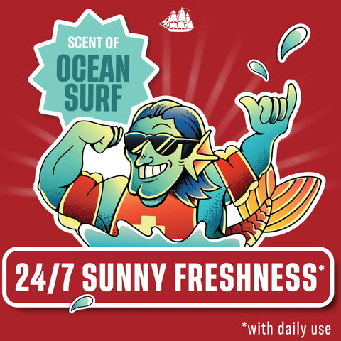 Old Spice Body Wash for Men, Summerdudes, 24/7 Shower Fresh with Daily Use, Long Lasting Scent, Cleanse & Refresh Skin, VIP Festival Experience, Broseidon with Ocean Surf Scent, 24 oz