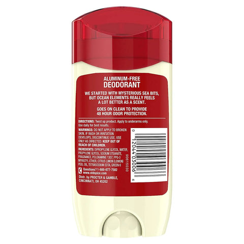 Old Spice Deodorant for Men Deep Sea with Ocean Elements Scent Inspired by Nature 3 oz